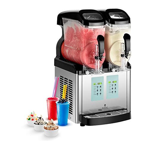 Machine à granitas ROYAL pour boissons frappées - Capacité 36 litres - 980 W - Évènements d'été - Sans BPA