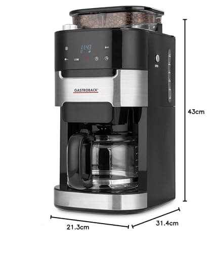 Machine à café Gastroback Grind & Brew Pro 1,5 L pour maison