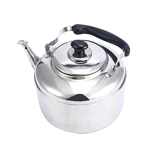 Sharplace Bouilloire 4L en Acier Inoxydable Poignée Dessus, Bouilloire Multifonction pour Eau Chaude, Thé, Café, Lait, G