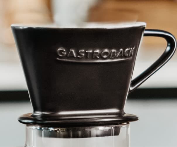GASTROBACK #42329 Bouilloiredesign pour OverAdvanced, avec filtre en porcelaine (1.1L), populaire chez les professionnel
