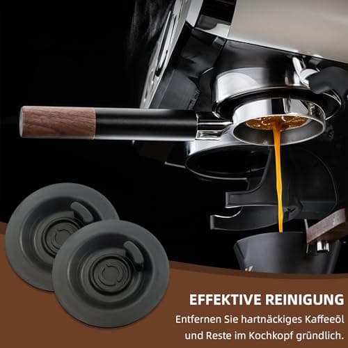 KLINNA Filtres Aveugles 54 mm pour Lavage à Contre-Courant - Compatible Breville Sage & Gastroback, Disques de Nettoyage