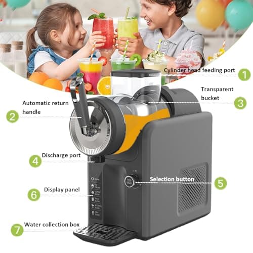 Machine à granité Haagen-Dazs 1,8 L/68 oz, pour la maison, 5 programmes prédéfinis, nettoyage automatique, pas besoin de