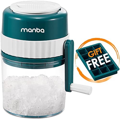 MACHINE À GLACE PILÉE MANBA - BROYEUR À GLACE PORTABLE HAUT DE GAMME SANS BPA + ATTRAITPOUR ADULTES + IDEAL POUR PARTIE