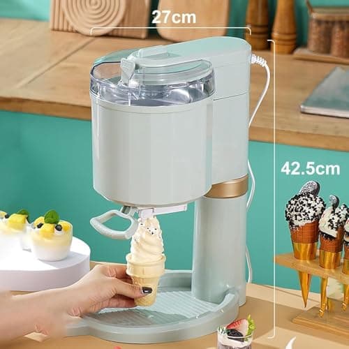Machine à Glace Générique Portatile et Facile À Manipuler, Entirement Automatique, Turbine à Glace pour Particuliers