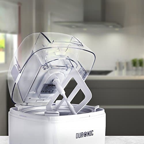 Duronic IM540 Machine à glace Électrique | Cuve Amovible Inoxydable 1,5 Litres | Idéale pour Glaces Sorbets & Desserts F