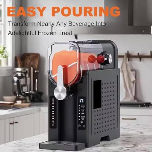 Machine à Glace Italienne Autonettoyante 1,6 L Noir