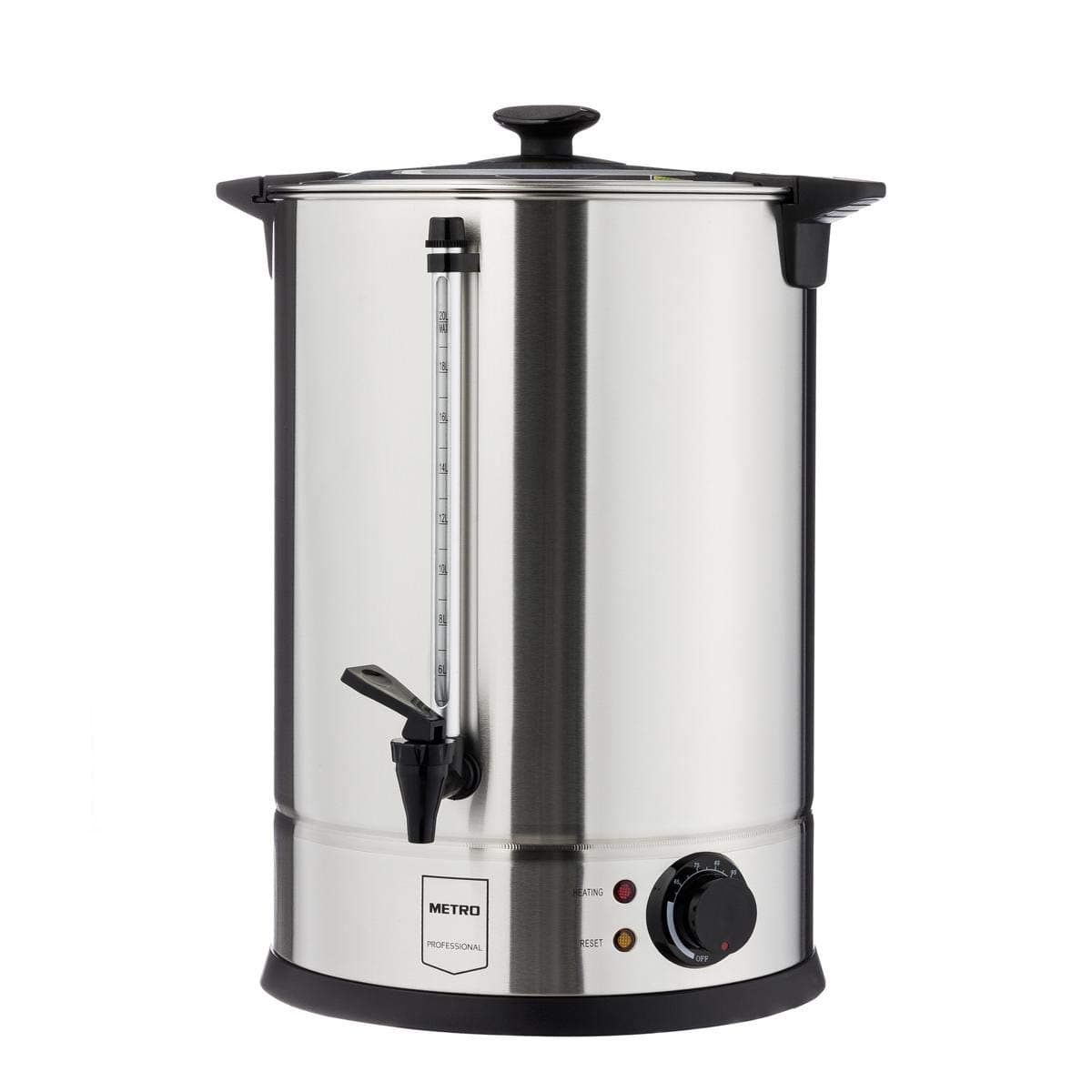 Bouilloire METRO Professional GWB1020, 20 l, 2600 W, protection contre la surchauffe et fonction maintien au chaud

Boui