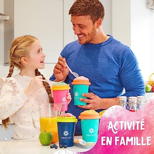 Bandai Chillfactor - Mug à Granité pour Enfant - Atelier Cuisine Créatif - Atelier Granita