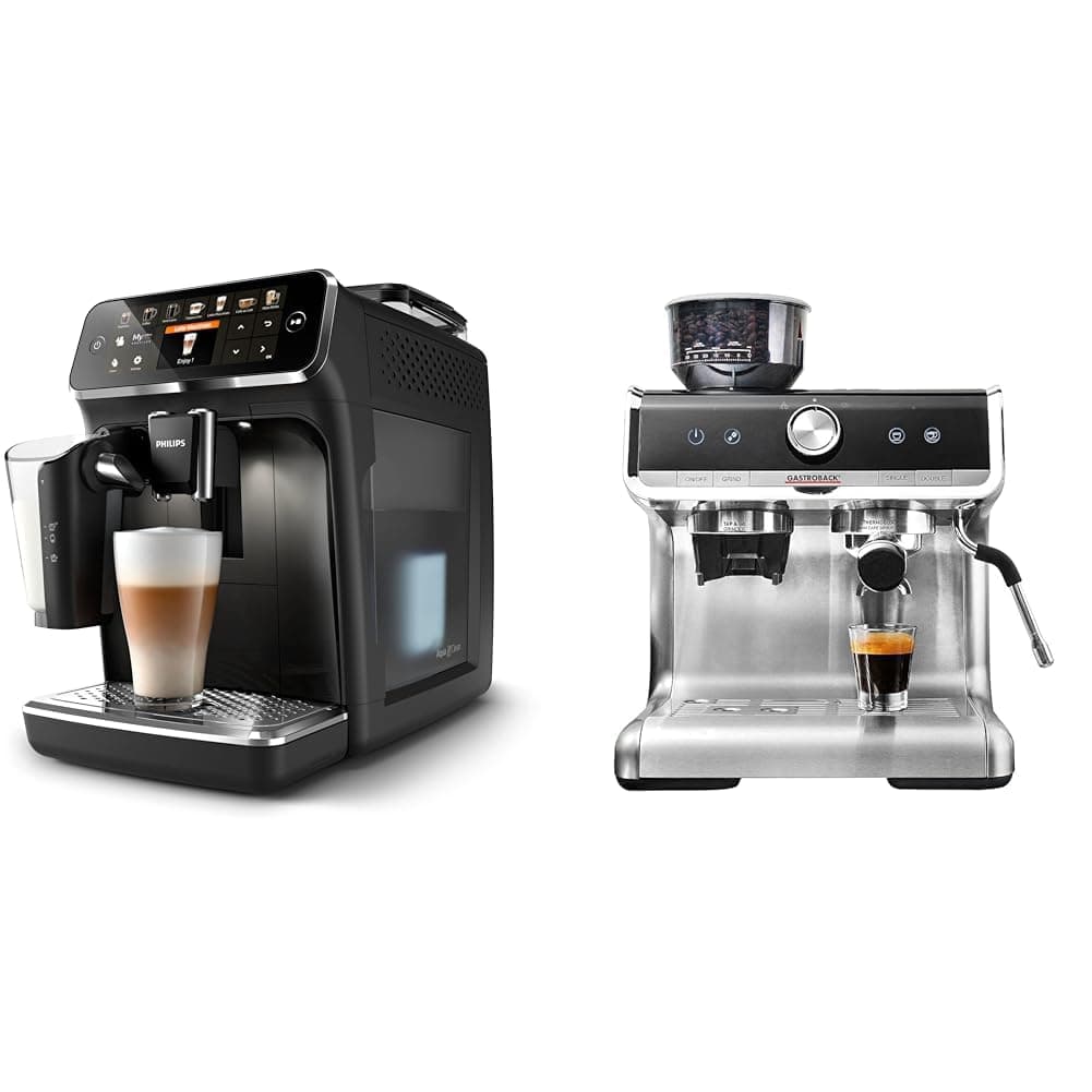 Machine à café Philips automatique serie 5400 - Système lait LatteGo & design ergonomique, pour la maison & cuisine, noi