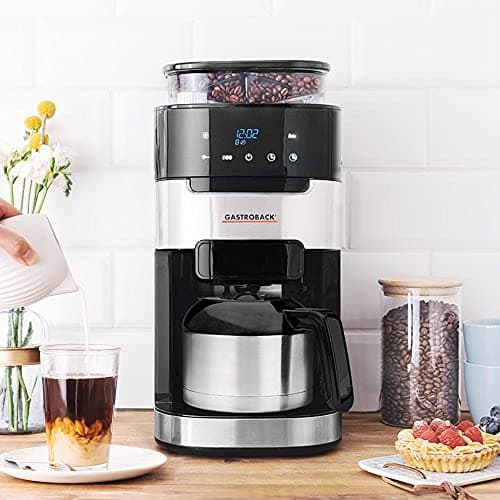 Gastroback Grind & Brew Pro Thermo Machine à café filtre 1 L pour amateurs de café haut de gamme à la recherche de struc