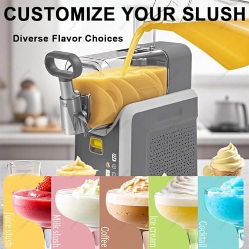 Machine à granités Haascold Commerciale pour Usage Domestique - Machine à granités pour Glaces Molles, granités et Cockt