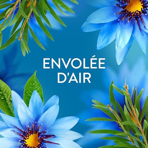 Lenor Adoucissant Envolée d’Air 24H De Fraîcheur Relaxante, Huiles Essentielles, 8 x 27 Lavages