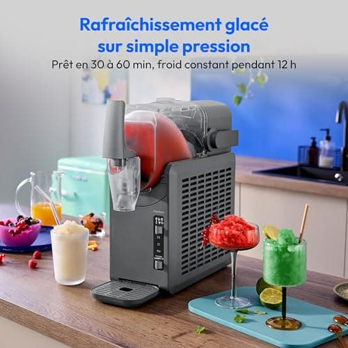 MACHINE À SLUSH MEDION 2,6 L POUR BOISSONS | COMPRESSEUR 5 MODES PRÉPARATION EN 30-60 MIN|MACHINE À GLACE MEDION MD1209