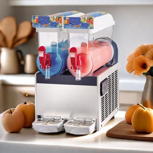 Machine à granité stdzqcwy Commerciale 8 gallons Acier Inoxydable Maison Cuisine Restaurant Bar Café Refroidissement Eff
