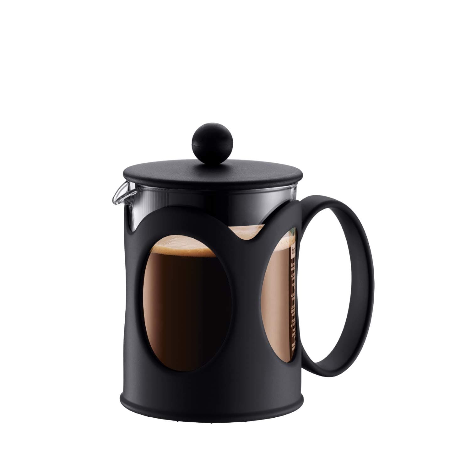 Cafetière à Piston Bodum Kenya - Manuelle - Verre Borosilicate et Inox - Passe au Lave-Vaisselle - Portugal