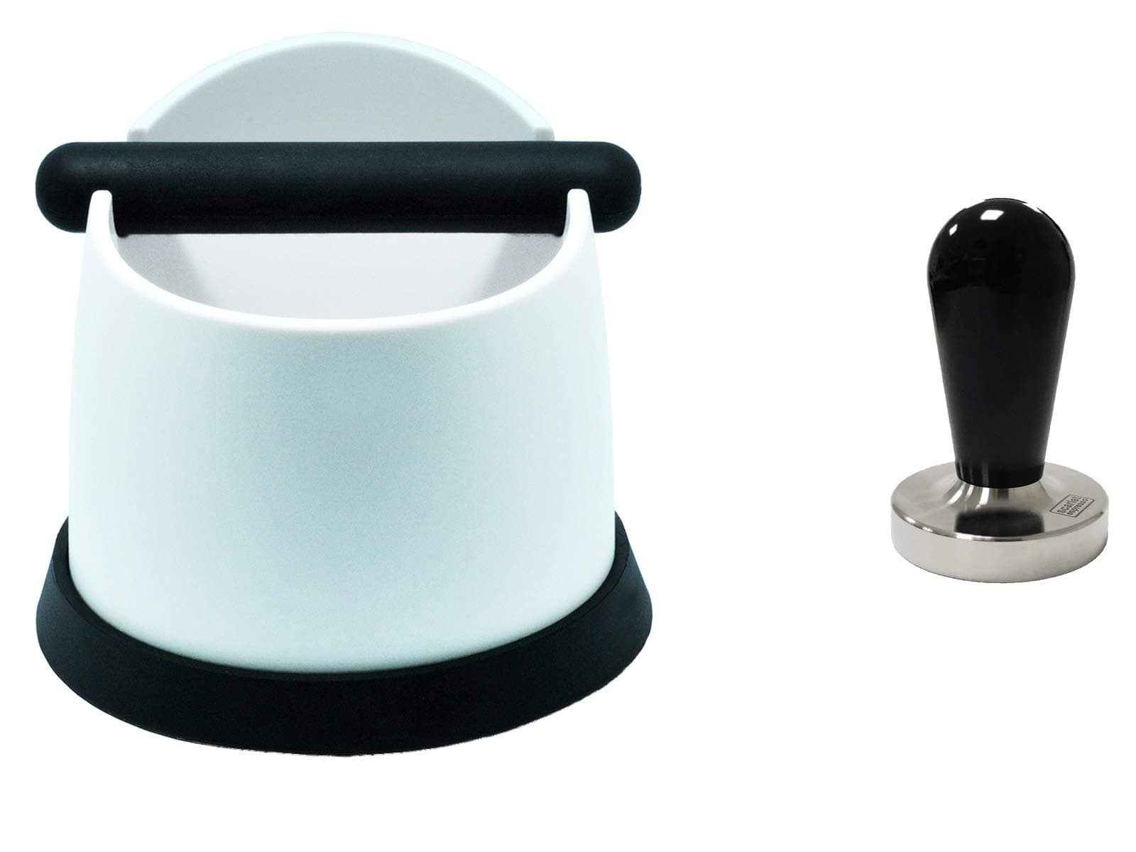 Scarlet Pico Bello Bac à ramassage pour marc de café portafilter qualité barista, blanc, 58 mm, accessoire espresso prof