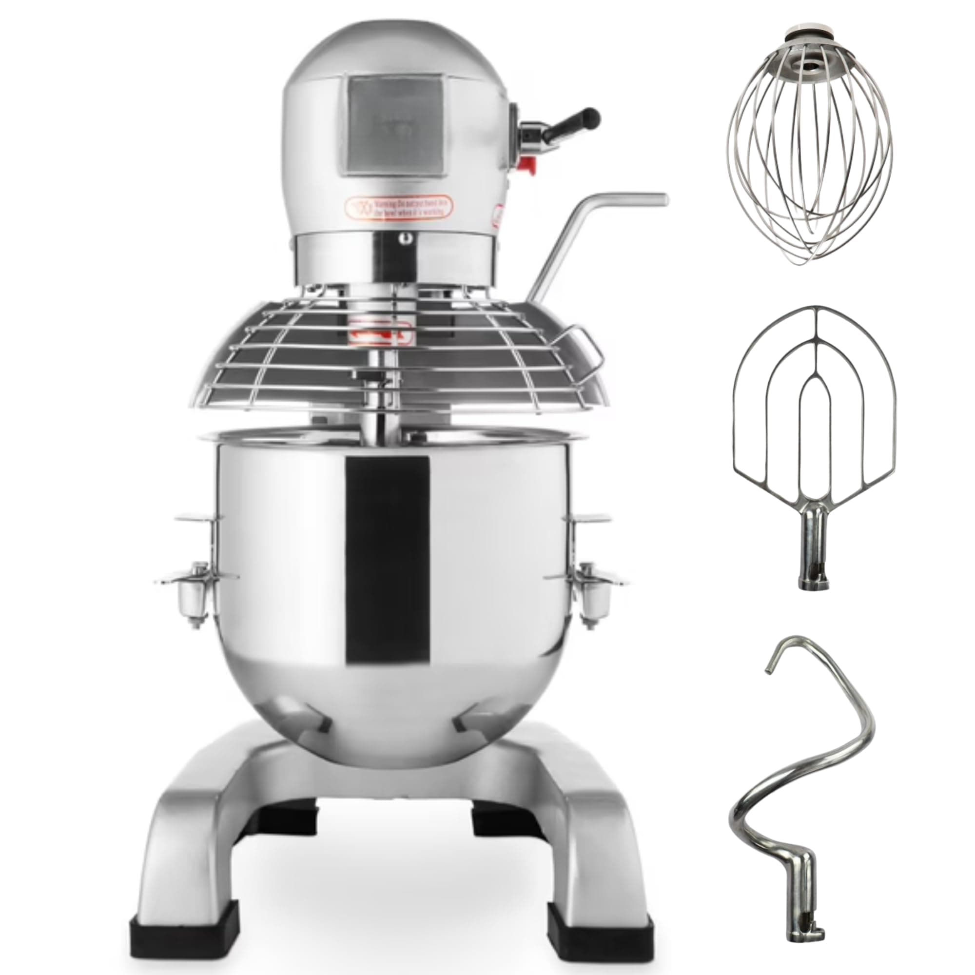 Batteur mélangeur professionnel 40L planétaire - 1500W - 3 vitesses - idéal pour pâtisserie et préparations culinaires