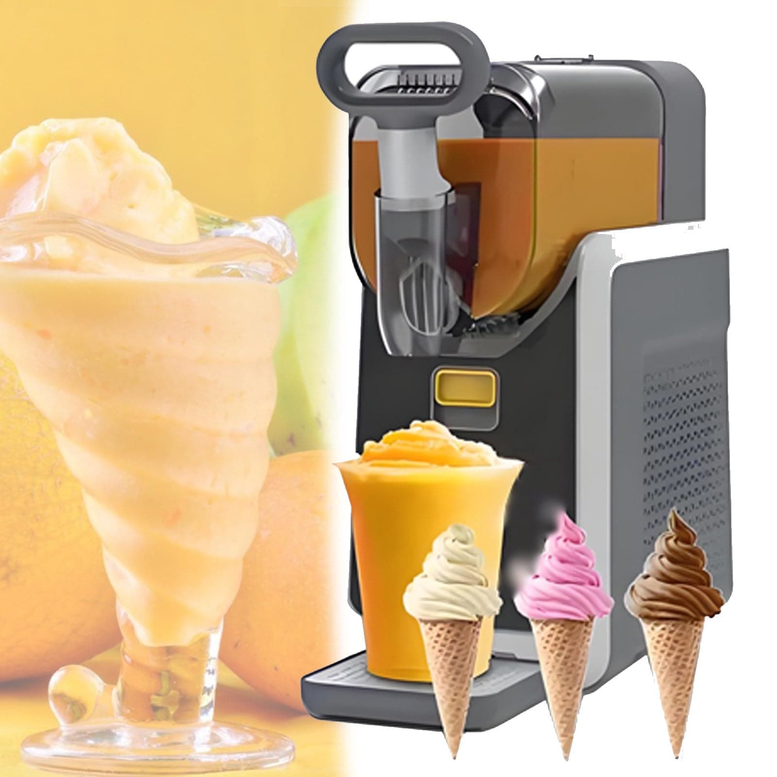 Machine à granités Haascold Commerciale pour Usage Domestique - Machine à granités pour Glaces Molles, granités et Cockt