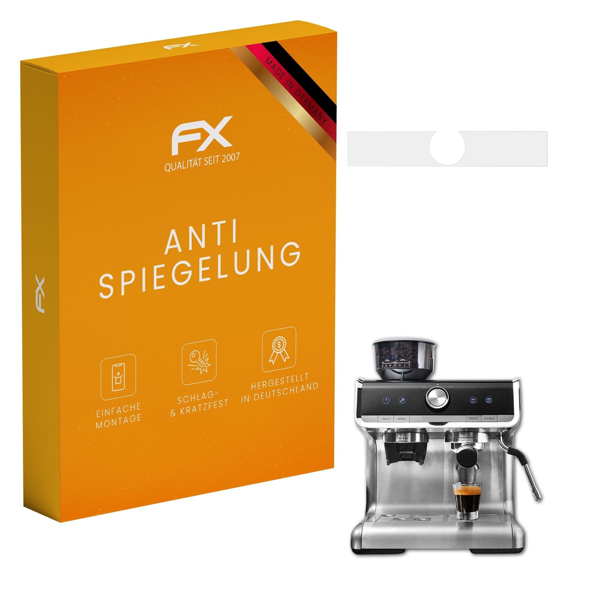atFoliX Protecteur d'écran Gastroback Design Espresso Barista Pro, antiréfléchissant et protecteur contre les chocs (2X)