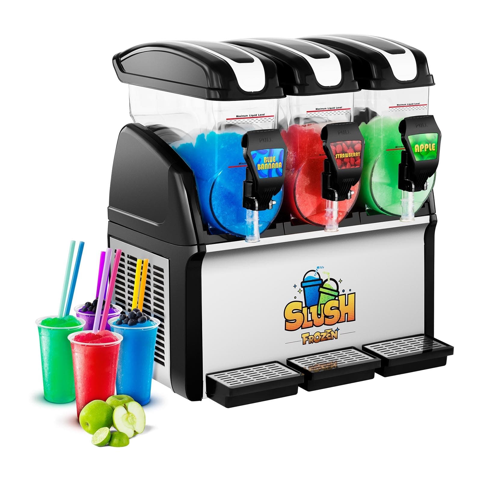 Machine à granitas ROYAL pour boissons frappées - Capacité 36 litres - 980 W - Évènements d'été - Sans BPA