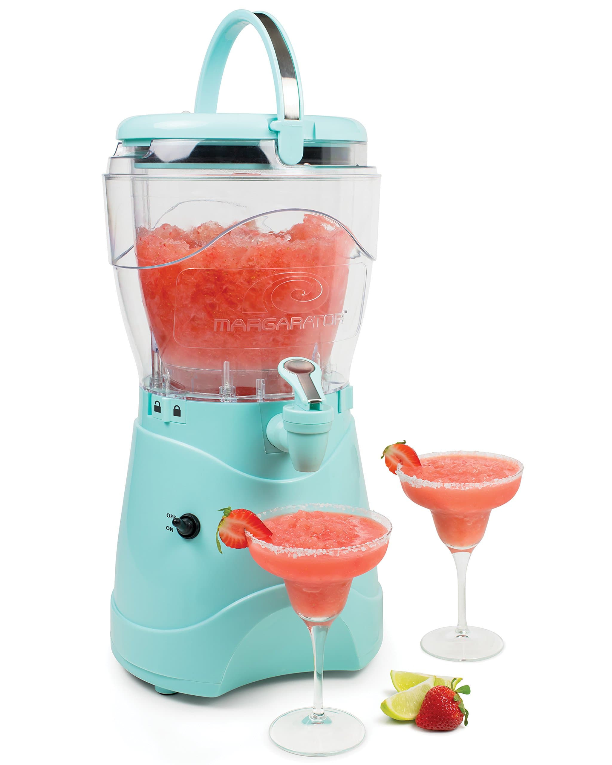 Machine à Boissons Gelées Nostalgia - 3,7 L Double Isolation - Idéale pour la Maison - Facile à Nettoyer - Slush de Qual