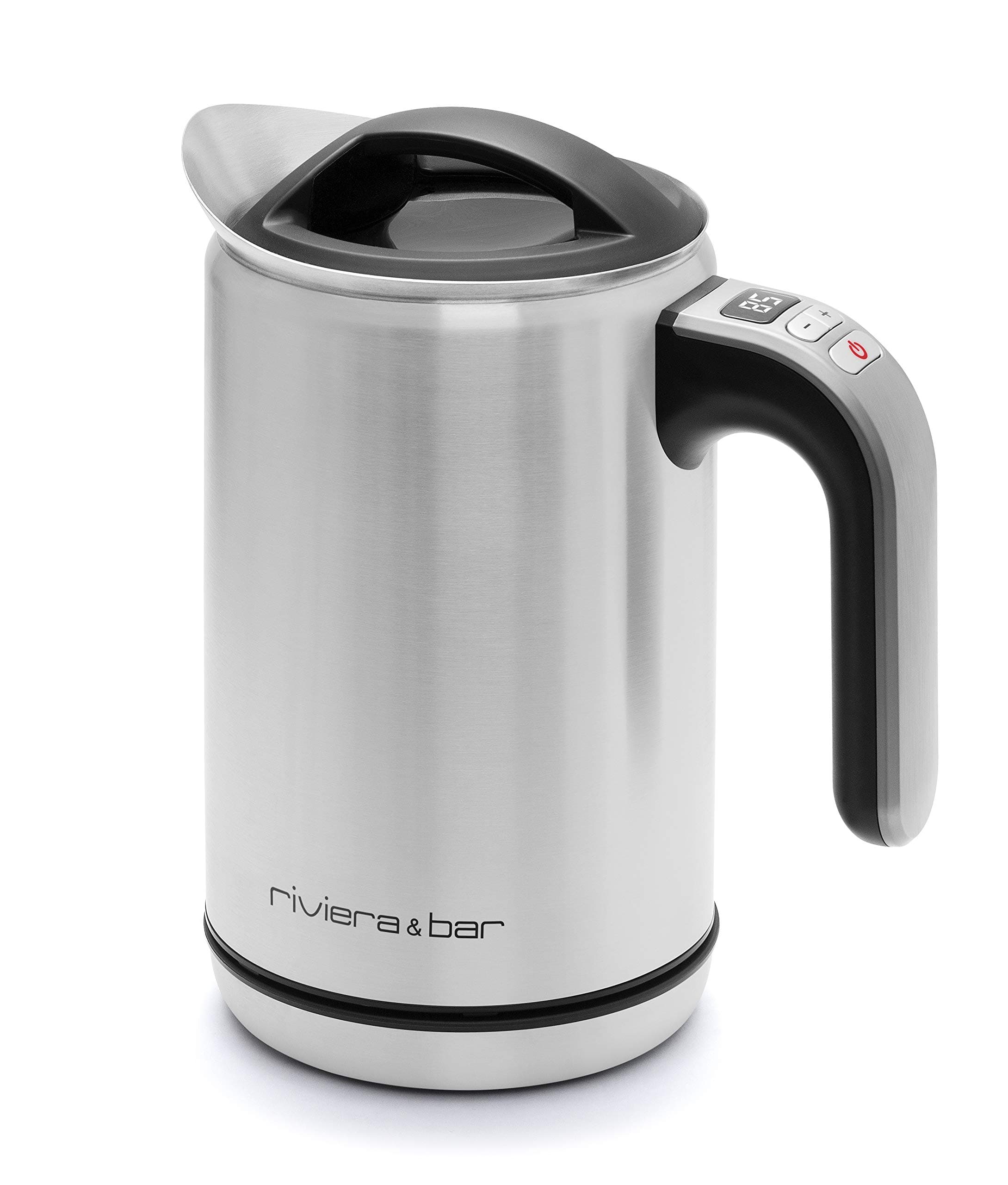 Riviera-et-Bar BBT380 Bouilloire double paroi à température réglable pour thé, Silver pour office