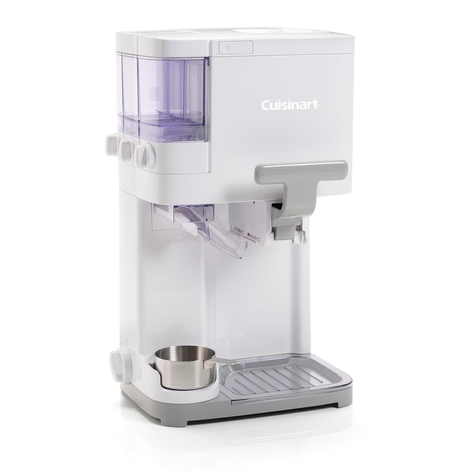 Cuisinart Sorbetière ICE48U - 1.42L Machine à Crème Glacée sans Lait, 6 Portions Prêtes en 20 Minutes, Distributeur Élec